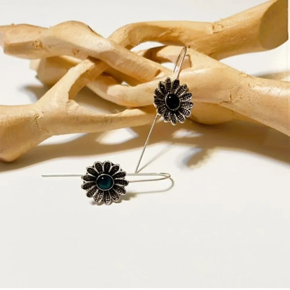 Flower statement earrings #165 - Picture 2 of 9